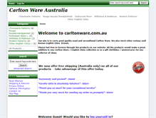 Tablet Screenshot of carltonware.com.au